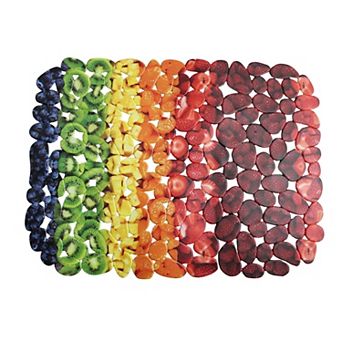 Printed PVC Sink Mat Pebble Design 15.7 x 11.8 Inch Flexible Protector