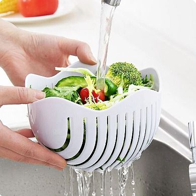 Quick Salad Maker Chopper Bowl Salad Cutter Healthy Meal Tool