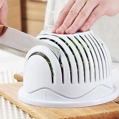 Quick Salad Maker Chopper Bowl Salad Cutter Healthy Meal Tool