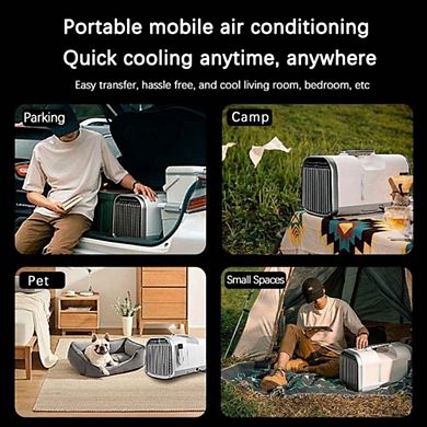 24V 110V Portable Tent Air Conditioner Mini Cooling Unit for SUV RV Camping