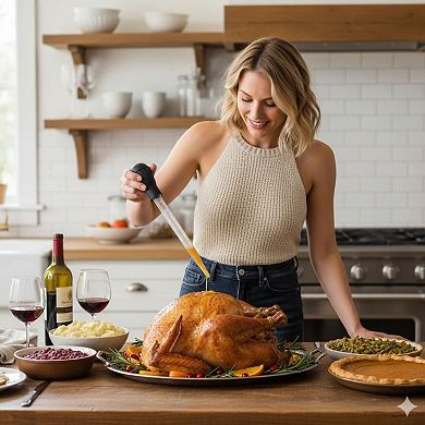 Pack of 2 Turkey Basters BPA Free Heat Resistant Cooking Tool Set