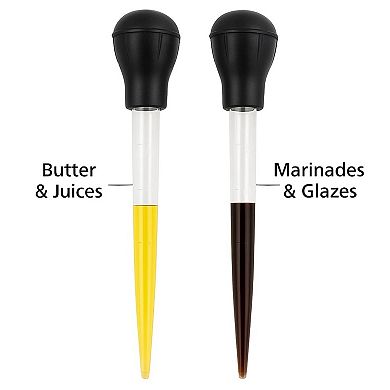 Pack of 2 Turkey Basters BPA Free Heat Resistant Cooking Tool Set