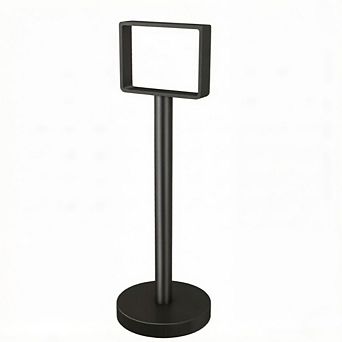 JUANWANG Heavy Duty Toilet Paper Stand, Weighted Base No Tip, Stainless Steel Floor Holder