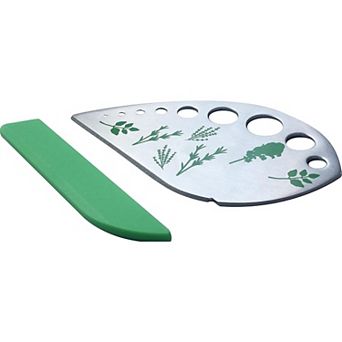 Stainless Steel Herb Tool 9 Hole Leaf Peeler Kitchen Gadget