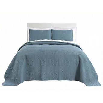 Quilt Set Full/Queen Size Oversized Bedspread - Soft Microfiber Lightweight Coverlet for All Season