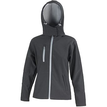 Result Core Womens/Ladies Lite Hooded Softshell Jacket