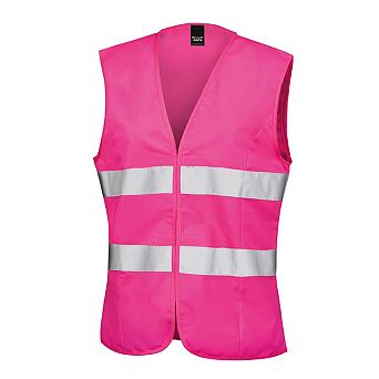 Result Core Womens/Ladies Sleeveless Hi Vis Vest