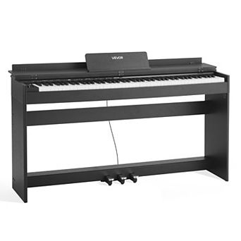 VEVOR Weighted Digital Piano, 88 Keys Fully Weighted, Electric Piano Keyboard with Furniture Stand