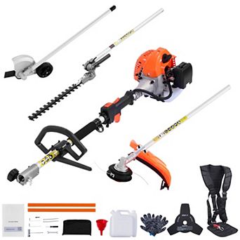 VEVOR Gas Hedge Trimmer, 2 Cycle Gas Power Handheld Hedge Trimmer, 4-in-1 26cc Weed Eater