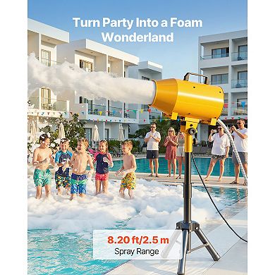 VEVOR Foam Machine, 180 W Party Foam Cannon, Foam Maker with a Tripod Stand, a Submersible Pump