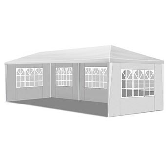 5-Sided Outdoor Party Tent with Windows and PE Cover