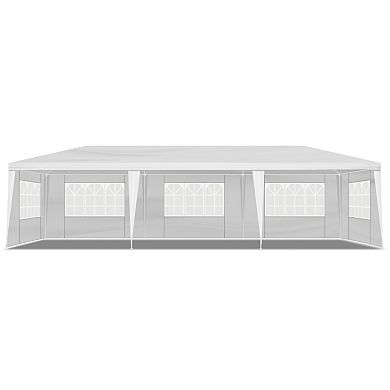 5-Sided Outdoor Party Tent with Windows and PE Cover