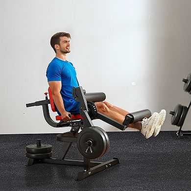 VEVOR Leg Extension and Curl Machine, 700 lbs Capacity Lower Body Special Leg Machines