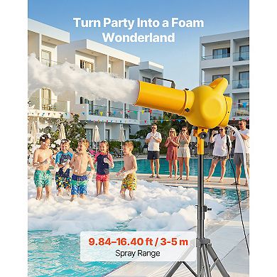 VEVOR Foam Machine, Handheld Spray Foam Cannon Party Machine, Bubble Cannon with Fan