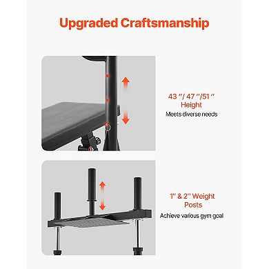 VEVOR Vertical Leg Press Machine, Lower Body Special Home Gym Machine, Carbon Steel