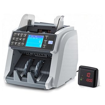 VEVOR Money Counter Machine,with CIS/UV/MG/IR/DD/DBL/HLF/CHN Counterfeit Detection