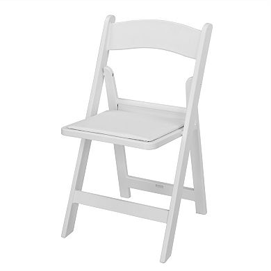 4-Pack Folding Chairs with Padded Seat for Indoor, Outdoor Events
