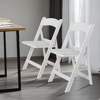 4-Pack Folding Chairs with Padded Seat for Indoor, Outdoor Events