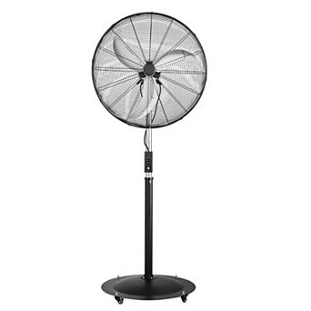 VEVOR 30-Inch High Velocity Pedestal Fan,9100 CFM Industrial Standing Floor Fan with 85° Oscillating