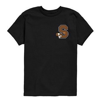 Boys 8-20 Peanuts Snoopy Collegiate Football Letter Graphic Tee