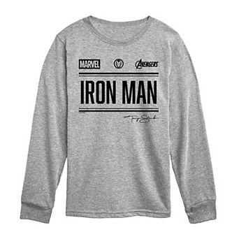 Boys 8-20 Marvel Iron Man Long Sleeve Graphic Tee