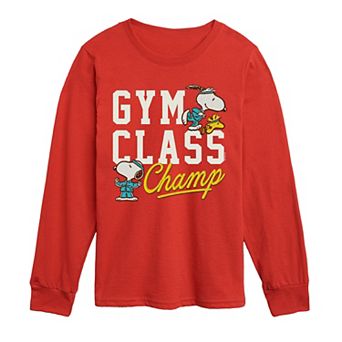 Boys 8-20 Peanuts Snoopy Long Sleeve Graphic Tee
