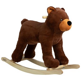 Happy Trails Rocking Horse Ride-On Plush Bear
