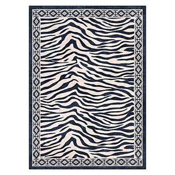 Modern Low-Pile Area Rugs Stain Slip Resistant for Living Room