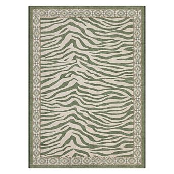 Modern Low-Pile Area Rugs Stain Slip Resistant for Living Room