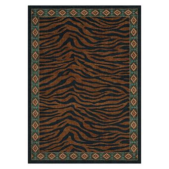 Modern Low-Pile Area Rugs Stain Slip Resistant for Living Room