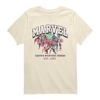 Boys 8-20 Marvel Earth's Mightiest Heroes Graphic Tee