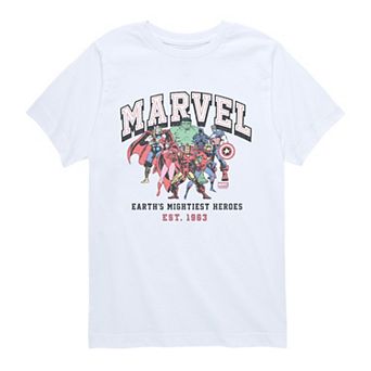 Boys 8-20 Marvel Earth's Mightiest Heroes Graphic Tee