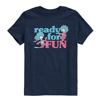 Boys 8-20 The Cat In The Hat Thing 1 & Thing 2 Graphic Tee