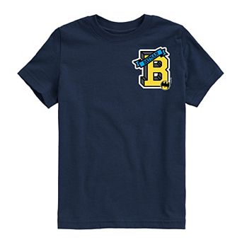Boys 8-20 Batman Collegiate Letter Graphic Tee