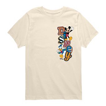 Boys 8-20 Disney's Mickey Mouse & Donald Patch Logo Graphic Tee