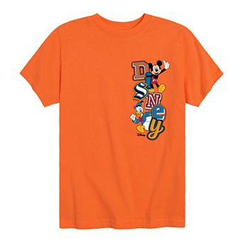 Boys 8-20 Disney's Mickey Mouse & Donald Patch Logo Graphic Tee
