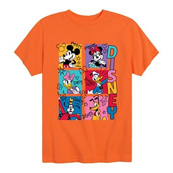 Boys 8-20 Disney's Mickey & Friends Yearbook Photos Graphic Tee