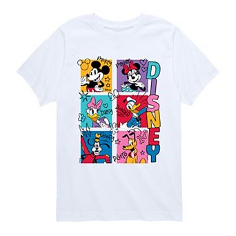 Boys 8-20 Disney's Mickey & Friends Yearbook Photos Graphic Tee