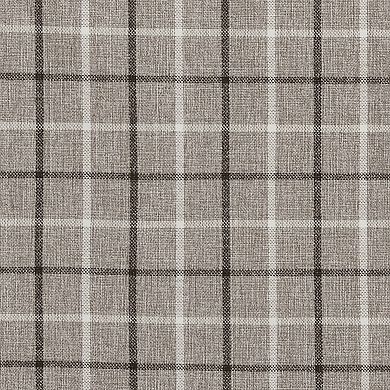 Madison Park Salford Plaid Thermal Insulated Single Window Curtain Panel