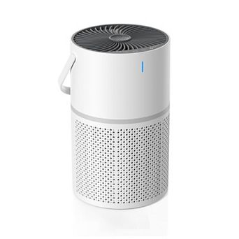 1250 sq. ft. HEPA Personal Air Purifier in White, with 3-layer Filter, 8H Timer, 3-level Speed