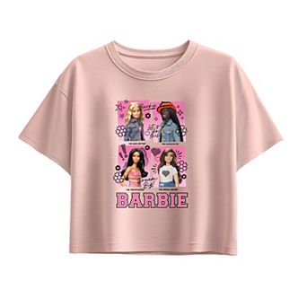 Girls 7-16 Barbie Yearbook Boxy Tee