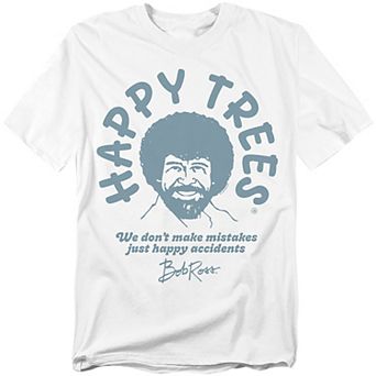 Big & Tall Bob Ross Happy Trees Graphic Tee