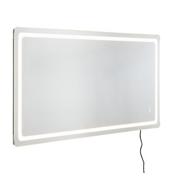 VEVOR LED Bathroom Mirror, 36" x 72" LED Bathroom Vanity Mirror with Frontlit and Backlit