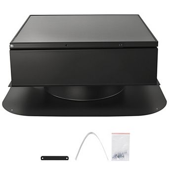 VEVOR Roof Attic Exhaust Fan, 35W Smart Solar Roof Ventilation Fan Auto Temperature Control,2400 CFM