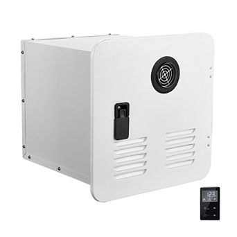 VEVOR RV Tankless Water Heater, Instant Shower with 15 x 15 in White Door, 55000BTU