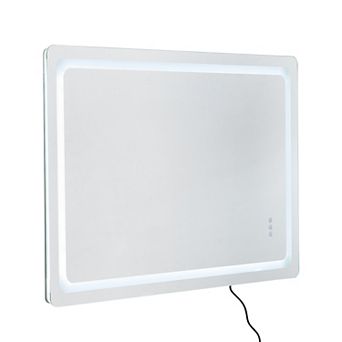 VEVOR LED Bathroom Mirror, 32" x 48" LED Bathroom Vanity Mirror with Frontlit and Backlit