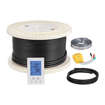 VEVOR 200 sqft Underfloor Heating Cable Kit, 240V Electric Radiant, with Smart Control Thermostat