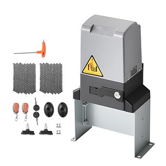 VEVOR Automatic Gate Opener, 1200W Electric Sliding Gate Opener for Doors up to 65.6ft 5732lbs