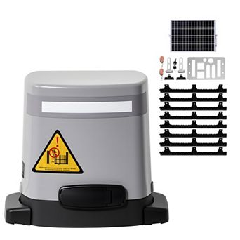 VEVOR Solar Sliding Gate Opener, 280W Electric Gate Opener for Doors up to 65.6ft 1799lbs