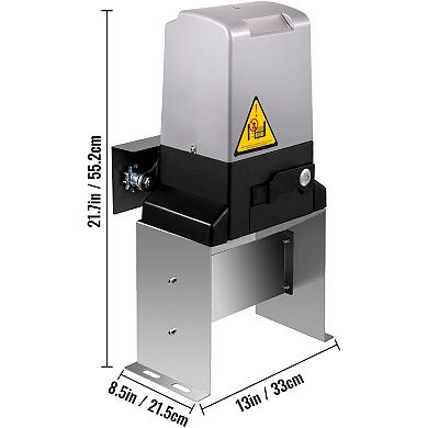 VEVOR Sliding Gate Opener 3300 LBS, Gate Opener Motor with 2 Remote Controls, 230 ft Remote Distance